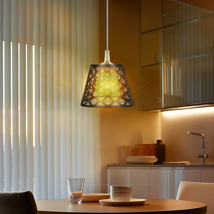 Small Lamp Shades Metal Lamp shade With Etched Small Arrow
